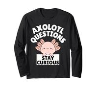 Funny Kids Axolotl Questions Stay Curious Manga Larga