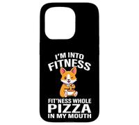 Funny Kids Boys Fitness Pizza Pembroke Welsh Corgi Dog Lover Carcasa para iPhone 15 Pro