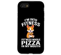 Funny Kids Boys Fitness Pizza Pembroke Welsh Corgi Dog Lover Carcasa para iPhone SE (2020) / 7 / 8