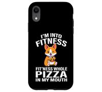 Funny Kids Boys Fitness Pizza Pembroke Welsh Corgi Dog Lover Carcasa para iPhone XR