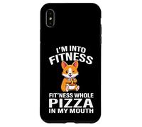 Funny Kids Boys Fitness Pizza Pembroke Welsh Corgi Dog Lover Carcasa para iPhone XS Max