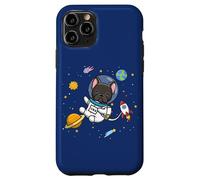 Funny Kids & Boys Kawaii Space Black French Bulldog Lover Carcasa para iPhone 11 Pro