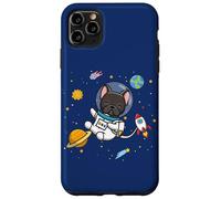 Funny Kids & Boys Kawaii Space Black French Bulldog Lover Carcasa para iPhone 11 Pro Max