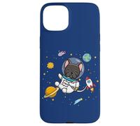 Funny Kids & Boys Kawaii Space Black French Bulldog Lover Carcasa para iPhone 15 Plus