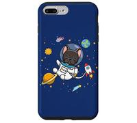Funny Kids & Boys Kawaii Space Black French Bulldog Lover Carcasa para iPhone 7 Plus/8 Plus