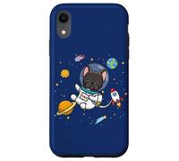 Funny Kids & Boys Kawaii Space Black French Bulldog Lover Carcasa para iPhone XR