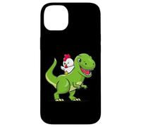 Funny Kids Cartoon Kawaii Dino Dinosaur Pet Chicken Lover Carcasa para iPhone 14 Plus