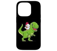 Funny Kids Cartoon Kawaii Dino Dinosaur Pet Chicken Lover Carcasa para iPhone 14 Pro