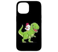 Funny Kids Cartoon Kawaii Dino Dinosaur Pet Chicken Lover Carcasa para iPhone 15