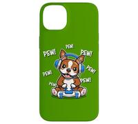 Funny Kids Cartoon Kawaii Video Gamer Red Bostie Dog Lover Carcasa para iPhone 14 Plus