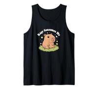 Funny Kids Kawaii Meme Chill Rage Consumes Me Capybara Vibes Camiseta sin Mangas