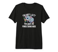 Funny Kids Not Lazy Power Saving Mode Sleeping Koala Lover Camiseta Premium