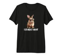 Funny Kids Sunglasses Cool Do What I Want Bunny Lover Camiseta Premium