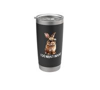 Funny Kids Sunglasses Cool Do What I Want Bunny Lover Vaso térmico de acero inoxidable de doble pared