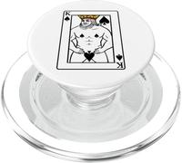 Funny King of Spades Blackjack Cards Poker Playing Card PopSockets PopGrip para MagSafe