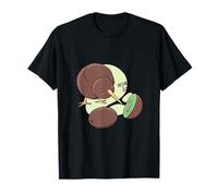 Funny Kiwi Bird Mom Dad | Lindo juego de palabras de animales de frutas Camiseta
