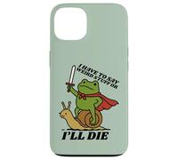 Funny Knight I Have to Say Weird Stuff Or I'Ll Die Frog Carcasa para iPhone 13