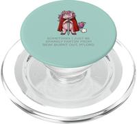 Funny Knight Unicorn Sparkly Fartin M'Lord Meme Hombres Mujeres PopSockets PopGrip para MagSafe