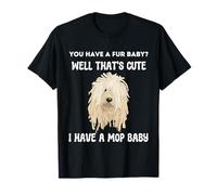 Funny Komondor Mop Dog, Lindo perro pastor húngaro Mujeres Hombres Camiseta