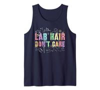 Funny Lab Hair Don't Care Squad Crew Teacher Think Nerd Camiseta sin Mangas