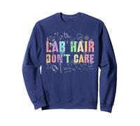 Funny Lab Hair Don't Care Squad Crew Teacher Think Nerd Sudadera
