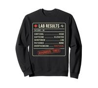 Funny Lab Resultados Falsos Cortisol Ansiedad Cuidado Self Meme Sudadera