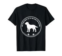 Funny Labrador Retriever Black Lab Fetch Dog Pet Lover Camiseta gráfica económica, Hombre, Negro, S