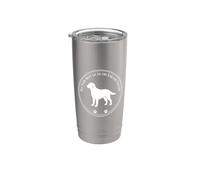 Funny Labrador Retriever Black Lab Fetch Dog Pet Lover Vaso térmico de acero inoxidable de doble pared