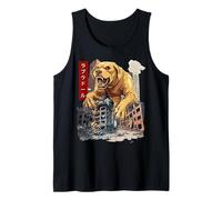 Funny Labrador Retriever Lab Dog Kaiju Monster Japonés Camiseta sin Mangas