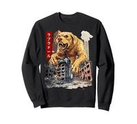 Funny Labrador Retriever Lab Dog Kaiju Monster Japonés Sudadera