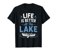 Funny Lake Lover Summer Vacation Life Is Better At The Lake Camiseta