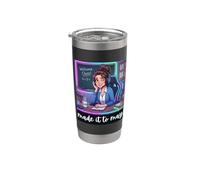 Funny Last Day of School Made It to May Teacher Girls Meme Vaso térmico de acero inoxidable de doble pared