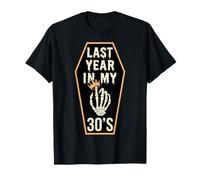 Funny Last Year In My 30s Birthday Halloween Turning Forty Camiseta