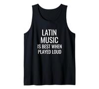 Funny Latin Music Quote Salsa Samba Cumbia Rumba Tango Dance Camiseta sin Mangas