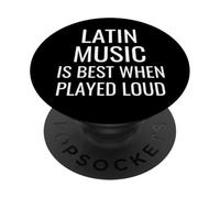 Funny Latin Music Quote Salsa Samba Cumbia Rumba Tango Dance PopSockets PopGrip Adhesivo
