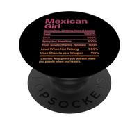 Funny Latina Mexicana Chica Orgullosa Raíces Mexicanas PopSockets PopGrip Adhesivo