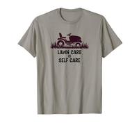 Funny Lawn Care is Self Care Lawnmower Humor Camiseta