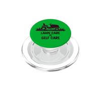 Funny Lawn Care is Self Care Lawnmower Humor PopSockets PopGrip para MagSafe