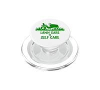 Funny Lawn Care is Self Care Lawnmower Humor PopSockets PopGrip para MagSafe