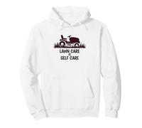 Funny Lawn Care is Self Care Lawnmower Humor Sudadera con Capucha