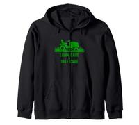 Funny Lawn Care is Self Care Lawnmower Humor Sudadera con Capucha