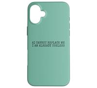 Funny Lazy Person Humor AI Cant Replace me I Am Useless Carcasa para iPhone 16 Plus