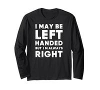 Funny Left Handed Sarcastic Fun For Left Handed People Manga Larga