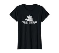 Funny Lemon Quote Fresh Member of The Slightly Bitter Club Camiseta gráfica económica, Mujer, Negro, XL