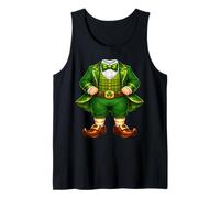 Funny Leprechaun Suit Costume St. Patrick's Day Outfit Camiseta sin Mangas