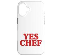 Funny Let Me Hear You Say Yes Chef | Chef Chef de Cocina Cocinero Carcasa para iPhone 16