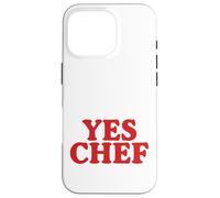 Funny Let Me Hear You Say Yes Chef | Chef Chef de Cocina Cocinero Carcasa para iPhone 16 Pro