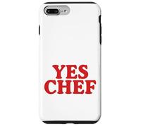Funny Let Me Hear You Say Yes Chef | Chef Chef de Cocina Cocinero Carcasa para iPhone 7 Plus/8 Plus