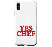 Funny Let Me Hear You Say Yes Chef | Chef Chef de Cocina Cocinero Carcasa para iPhone XS MAX