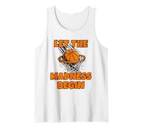 Funny Let The Madness Begin Basketball Bracket Players Lover Camiseta sin Mangas